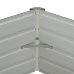 Casa si Gradina - Gradinarit si plante - Plante si ghivece - Ghivece si suporturi - Pat inalt cu straturi, maro, 129x129x46 cm, otel galvanizat - Infinity.ro