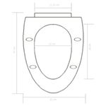 Casa si Gradina - Sanitare - Obiecte sanitare - Accesorii vase de toaleta - Capac WC cu inchidere silentioasa, eliberare rapida, negru, mărime 47x35 cm - Infinity.ro