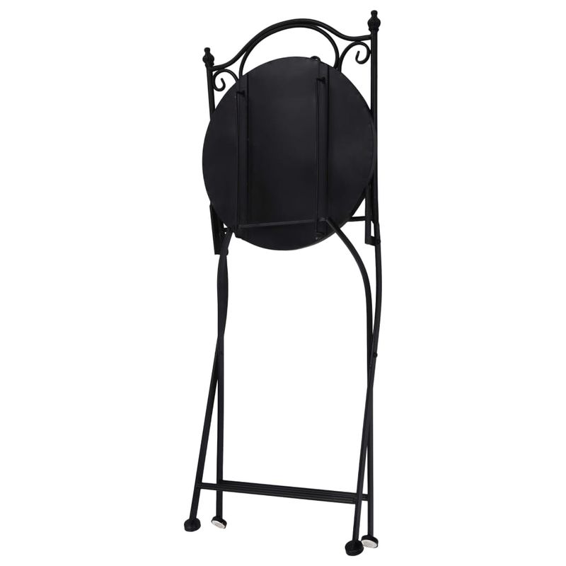 Casa si Gradina - Gradina si terasa - Mobilier exterior - Scaune si sezlonguri gradina - Scaune bistro cu mozaic, 2 buc., maro, ceramica - Infinity.ro