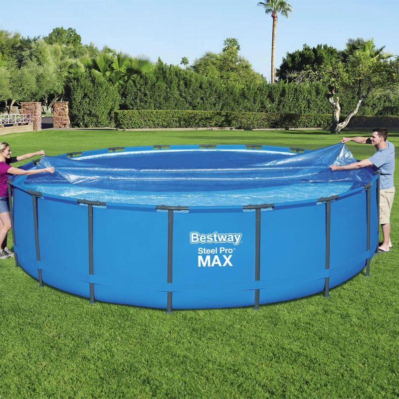 Casa si Gradina - Constructii - Scari si accesorii interioare - Alte accesorii pentru piscine - Bestway Prelata solara de piscina Flowclear, 549 cm - Infinity.ro