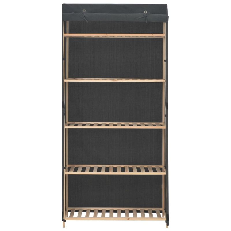 Casa si Gradina - Mobilier - Dulapuri si sifoniere - Sifoniere - Sifonier, gri, 79 x 40 x 170 cm, material textil - Infinity.ro