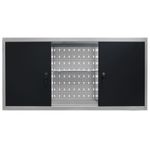 Casa si Gradina - Constructii - Depozitare, transport si protectie - Organizatoare si cutii scule - Dulap de perete pentru unelte gri & negru metal stil industrial - Infinity.ro