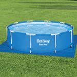Casa si Gradina - Constructii - Scari si accesorii interioare - Alte accesorii pentru piscine - Bestway Panza de sol pentru piscina Flowclear, 335 x 335 cm - Infinity.ro