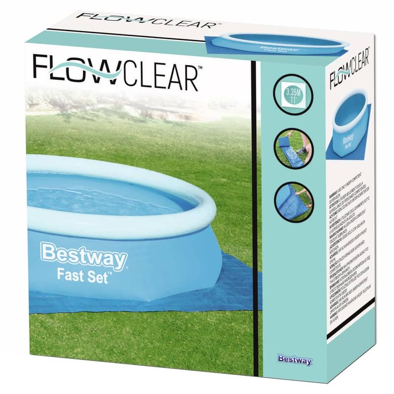 Casa si Gradina - Constructii - Scari si accesorii interioare - Alte accesorii pentru piscine - Bestway Panza de sol pentru piscina Flowclear, 335 x 335 cm - Infinity.ro