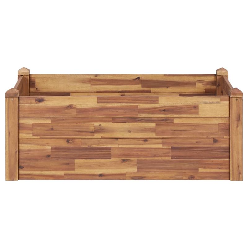 Casa si Gradina - Gradinarit si plante - Plante si ghivece - Ghivece si suporturi - Strat inaltat de gradina, 110x60x44 cm, lemn masiv de acacia - Infinity.ro