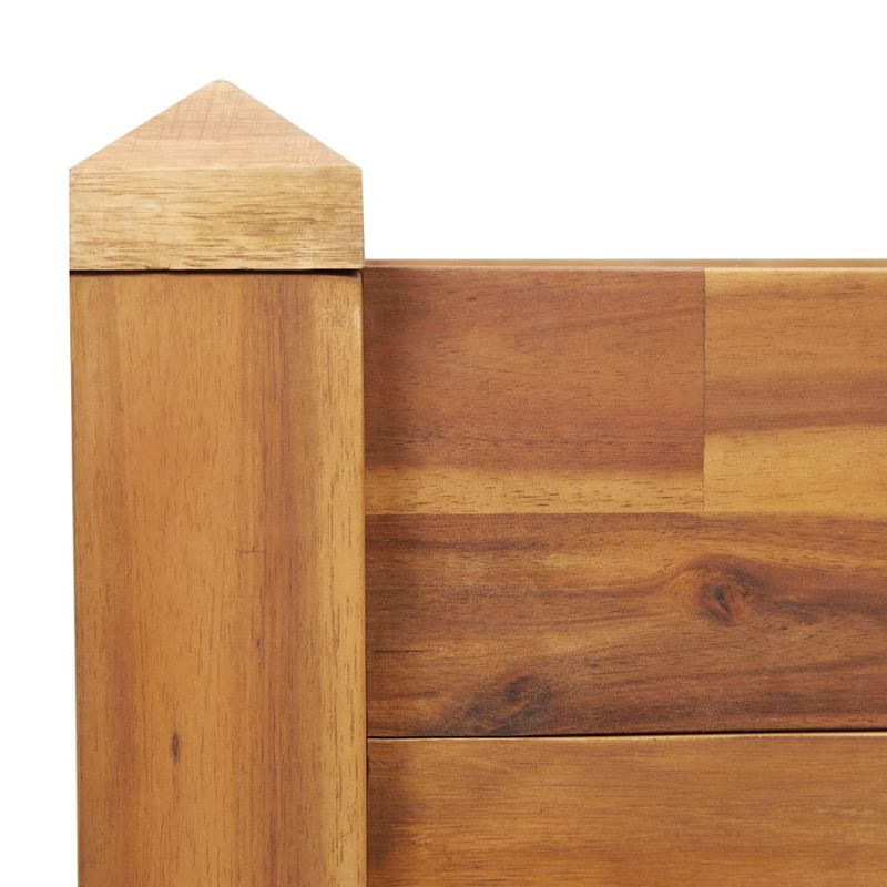 Casa si Gradina - Gradinarit si plante - Plante si ghivece - Ghivece si suporturi - Strat inaltat de gradina, 110x60x44 cm, lemn masiv de acacia - Infinity.ro