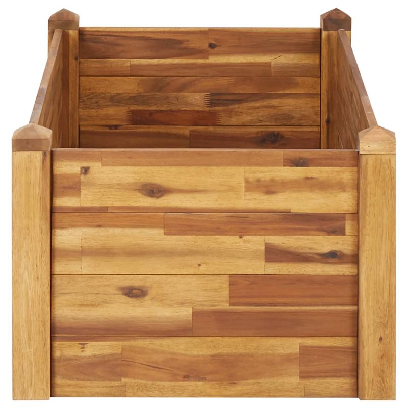 Casa si Gradina - Gradinarit si plante - Plante si ghivece - Ghivece si suporturi - Strat inaltat de gradina, 110x60x44 cm, lemn masiv de acacia - Infinity.ro