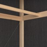 Casa si Gradina - Mobilier - Dulapuri si sifoniere - Sifoniere - Sifonier, gri, 79 x 40 x 170 cm, material textil - Infinity.ro