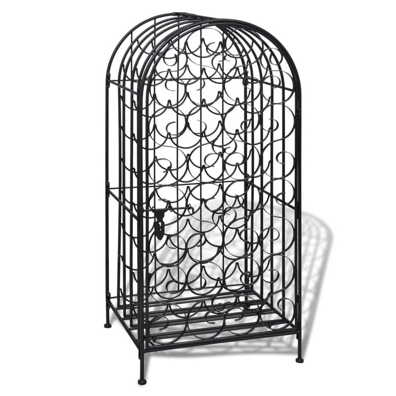 Casa si Gradina - Bucatarie si vesela - Accesorii bar - Suporturi bauturi - Suport sticle de vin pentru 35 de sticle, metal - Infinity.ro