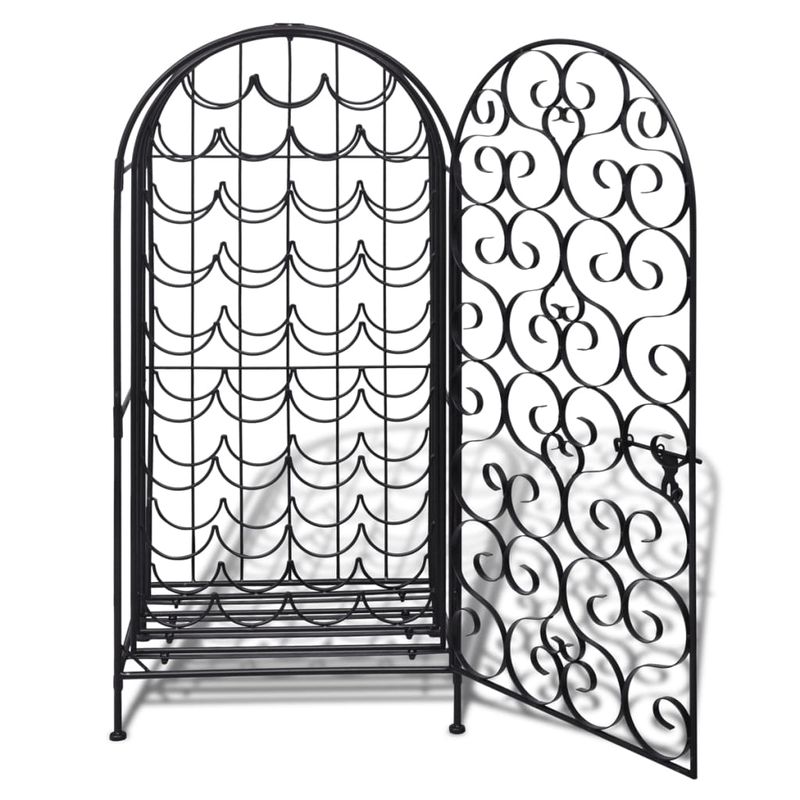 Casa si Gradina - Bucatarie si vesela - Accesorii bar - Suporturi bauturi - Suport sticle de vin pentru 35 de sticle, metal - Infinity.ro