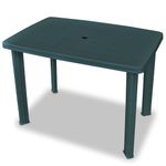 Casa si Gradina - Gradina si terasa - Mobilier exterior - Seturi mobila gradina - Set mobilier bistro, 3 piese, verde, plastic - Infinity.ro