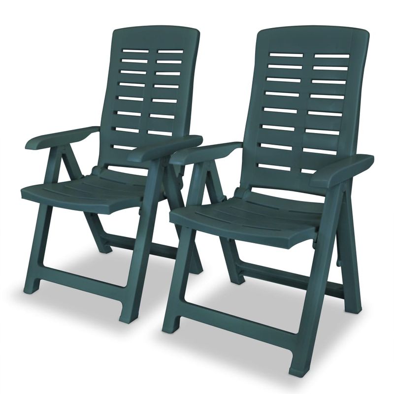 Casa si Gradina - Gradina si terasa - Mobilier exterior - Seturi mobila gradina - Set mobilier bistro, 3 piese, verde, plastic - Infinity.ro