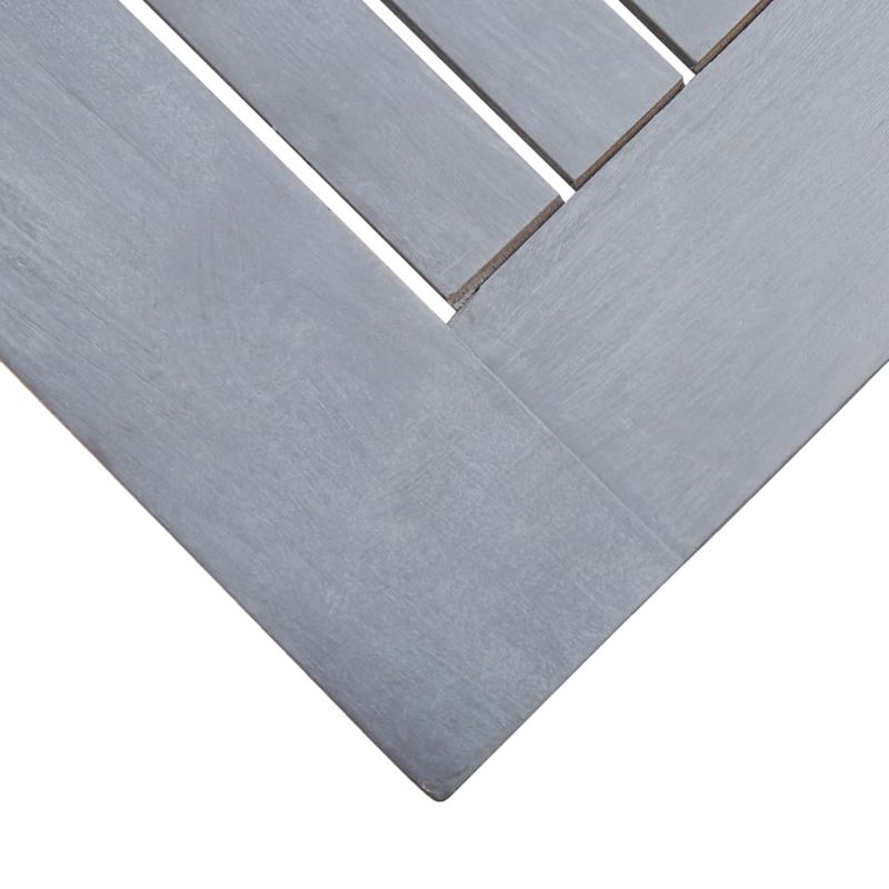 Casa si Gradina - Gradina si terasa - Mobilier exterior - Mese gradina - Masa de gradina pliabila, 120x70x75 cm, lemn masiv de acacia, gri - Infinity.ro