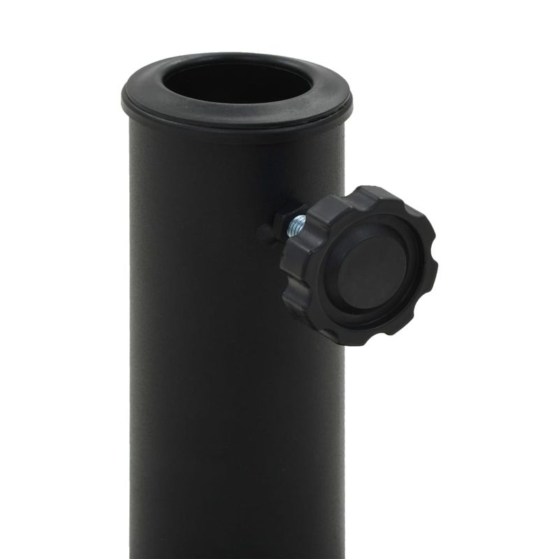 Casa si Gradina - Gradina si terasa - Umbrele si pavilioane - Umbrele - Suport umbrela de soare rotund, negru, 8 kg, polirasina, patrat - Infinity.ro