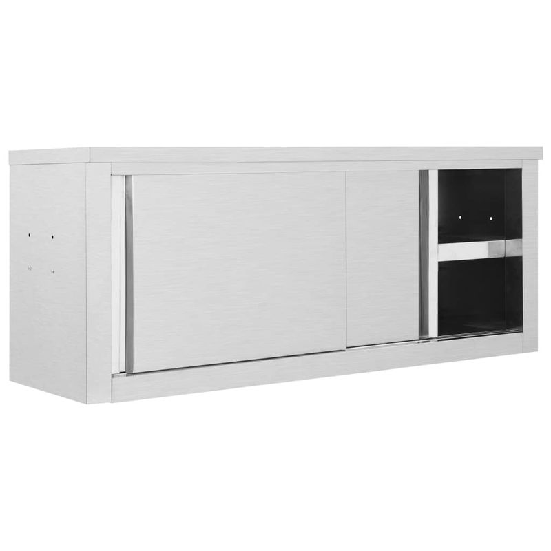Casa si Gradina - Mobilier - Seturi de mobilier - Seturi bucatarie - Dulap bucatarie cu usi glisante, 120x40x50 cm, otel inoxidabil - Infinity.ro