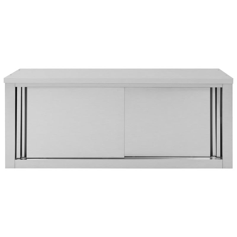 Casa si Gradina - Mobilier - Seturi de mobilier - Seturi bucatarie - Dulap bucatarie cu usi glisante, 120x40x50 cm, otel inoxidabil - Infinity.ro
