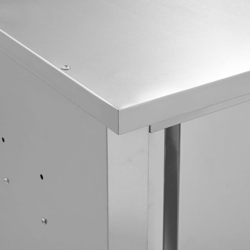 Casa si Gradina - Mobilier - Seturi de mobilier - Seturi bucatarie - Dulap bucatarie cu usi glisante, 120x40x50 cm, otel inoxidabil - Infinity.ro