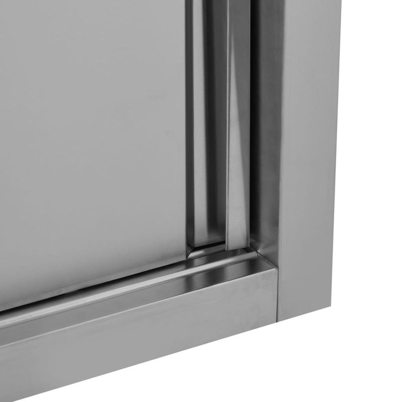 Casa si Gradina - Mobilier - Seturi de mobilier - Seturi bucatarie - Dulap bucatarie cu usi glisante, 120x40x50 cm, otel inoxidabil - Infinity.ro