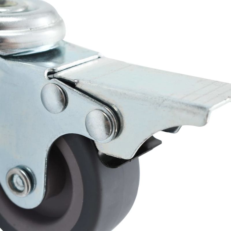 Casa si Gradina - Constructii - Depozitare, transport si protectie - Accesorii echipamente pentru transport si ridicat - Roti pivotante cu gaura pentru surub, 4 buc., 50 mm - Infinity.ro