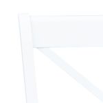 Casa si Gradina - Mobilier - Seturi de mobilier - Seturi bucatarie - Set mobilier bucatarie, 5 piese, alb, lemn masiv de hevea - Infinity.ro