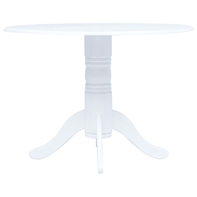 Casa si Gradina - Mobilier - Seturi de mobilier - Seturi bucatarie - Set mobilier bucatarie, 5 piese, alb, lemn masiv de hevea - Infinity.ro