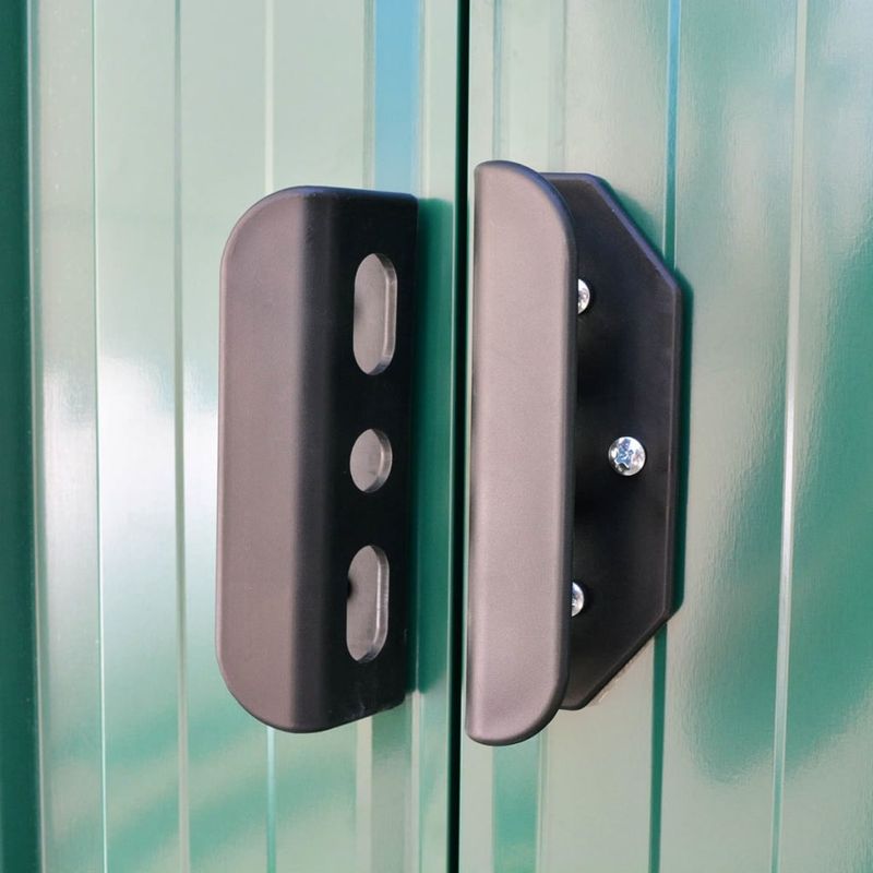 Casa si Gradina - Gradina si terasa - Casute de gradina - Magazie de gradina din metal verde - Infinity.ro