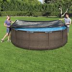 Casa si Gradina - Constructii - Scari si accesorii interioare - Alte accesorii pentru piscine - Bestway Prelata de piscina Flowclear, 366 cm - Infinity.ro