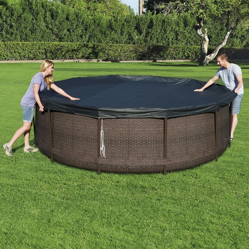 Casa si Gradina - Constructii - Scari si accesorii interioare - Alte accesorii pentru piscine - Bestway Prelata de piscina Flowclear, 366 cm - Infinity.ro