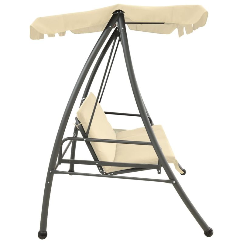Casa si Gradina - Gradina si terasa - Balansoare si hamace - Balansoare - Balansoar de exterior cu copertina, alb - Infinity.ro