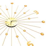 Casa si Gradina - Decoratiuni - Ceasuri - Ceas de perete, auriu, 70 cm, metal - Infinity.ro