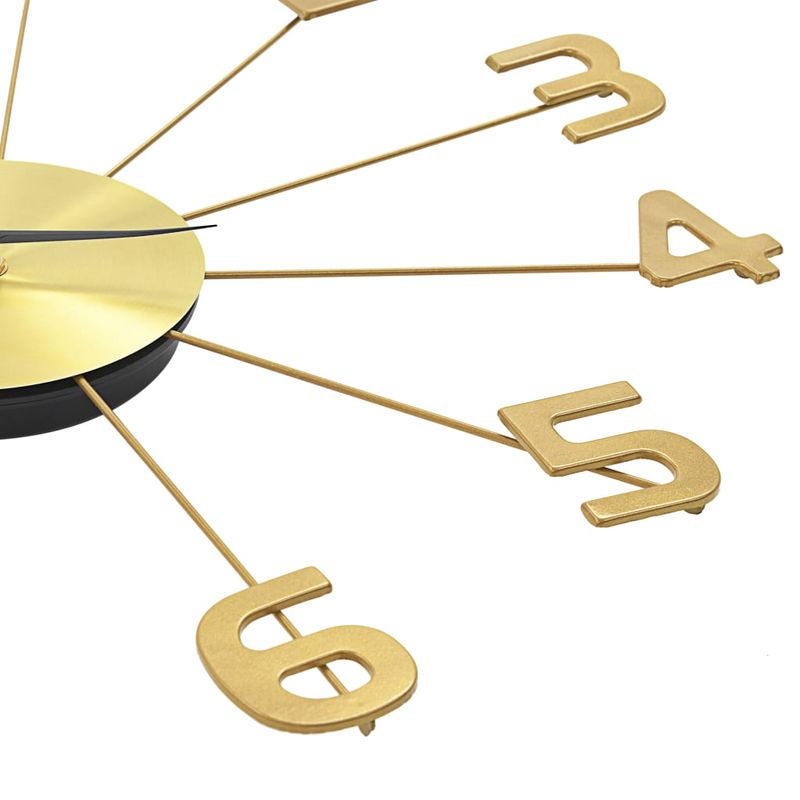 Casa si Gradina - Decoratiuni - Ceasuri - Ceas de perete, auriu, 50 cm, metal - Infinity.ro