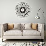 Casa si Gradina/Decoratiuni/Ceasuri - Ceas de perete, negru, 43 cm, metal - Infinity.ro