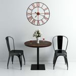 Casa si Gradina/Decoratiuni/Ceasuri - Ceas de perete, rosu, 58 cm, metal - Infinity.ro