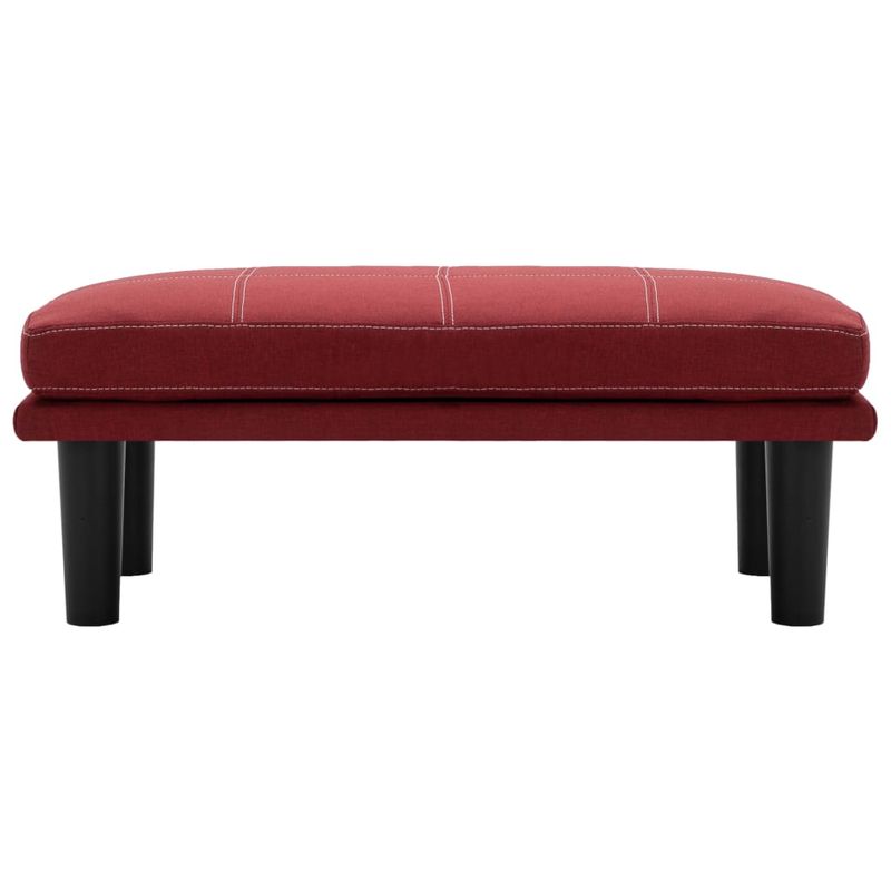 Casa si Gradina - Mobilier - Canapele si coltare - Canapele - Canapea cu 2 locuri, rosu vin, material textil - Infinity.ro