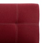 Casa si Gradina - Mobilier - Canapele si coltare - Canapele - Canapea cu 2 locuri, rosu vin, material textil - Infinity.ro
