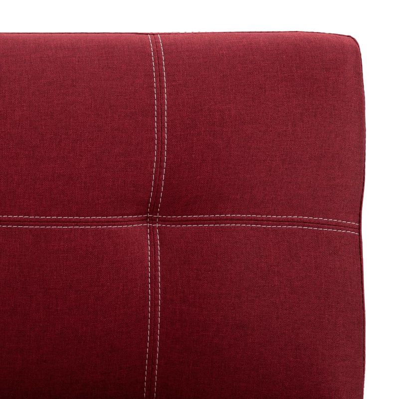 Casa si Gradina - Mobilier - Canapele si coltare - Canapele - Canapea cu 2 locuri, rosu vin, material textil - Infinity.ro