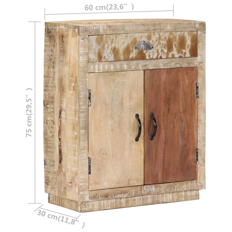 Casa si Gradina - Mobilier - Comode si corpuri - Comode - Servanta, 60 x 30 x 75 cm, lemn masiv de mango - Infinity.ro