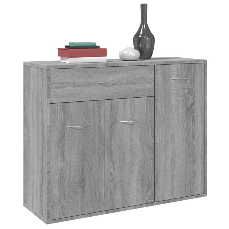 Casa si Gradina - Mobilier - Comode si corpuri - Comode - Servanta, sonoma gri, 88x30x70 cm, lemn compozit - Infinity.ro