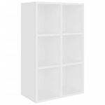 Casa si Gradina - Mobilier - Biblioteci si rafturi - Biblioteci - Biblioteca/Servanta, alb, 66x30x98 cm, PAL - Infinity.ro