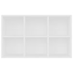 Casa si Gradina - Mobilier - Biblioteci si rafturi - Biblioteci - Biblioteca/Servanta, alb, 66x30x98 cm, PAL - Infinity.ro