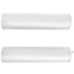 Ingrijire personala si Cosmetice - Sanatate si wellness - Articole wellness - Fotolii de masaj - Masa de masaj pliabila, 4 cm grosime, cu 2 perne, alb, ovala - Infinity.ro