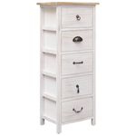 Casa si Gradina - Mobilier - Comode si corpuri - Comode - Dulap lateral, 35 x 25 x 87 cm, lemn de paulownia - Infinity.ro
