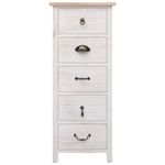 Casa si Gradina - Mobilier - Comode si corpuri - Comode - Dulap lateral, 35 x 25 x 87 cm, lemn de paulownia - Infinity.ro