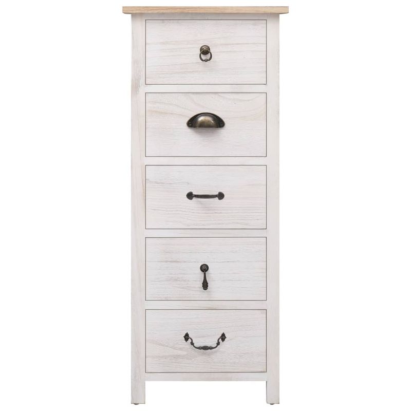 Casa si Gradina - Mobilier - Comode si corpuri - Comode - Dulap lateral, 35 x 25 x 87 cm, lemn de paulownia - Infinity.ro