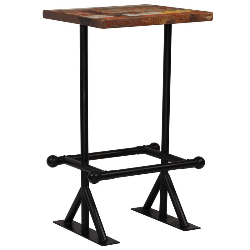 Casa si Gradina - Mobilier - Seturi de mobilier - Seturi bucatarie - Set mobilier de bar, 3 piese, multicolor, lemn masiv reciclat - Infinity.ro