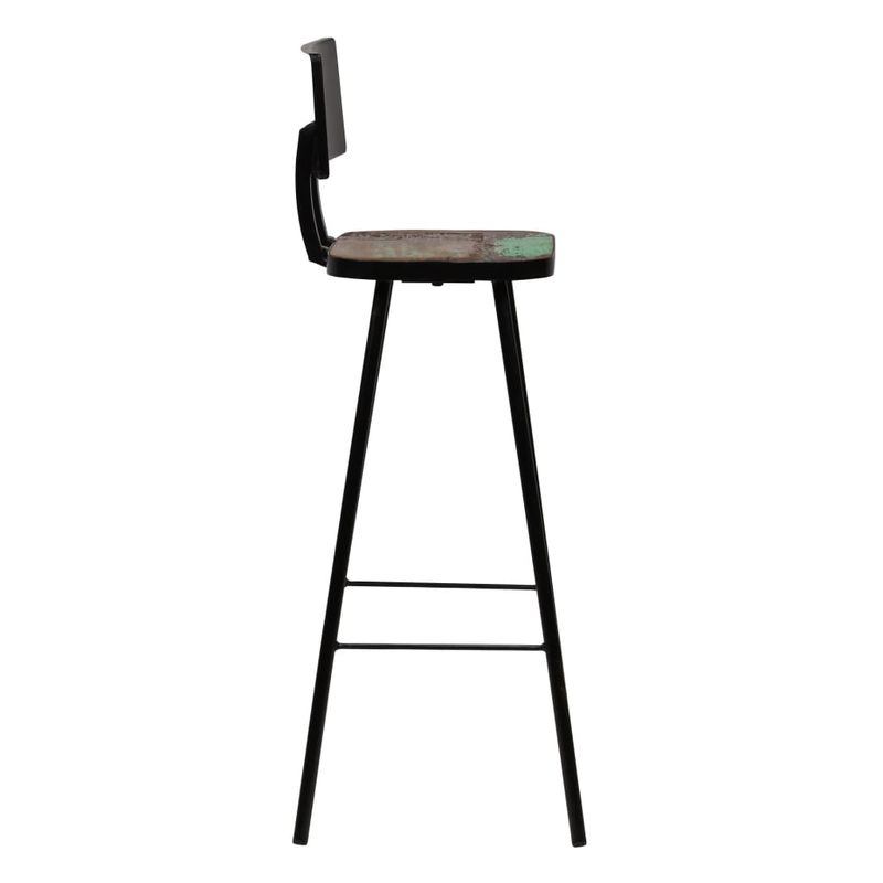 Casa si Gradina - Mobilier - Seturi de mobilier - Seturi bucatarie - Set mobilier de bar, 3 piese, multicolor, lemn masiv reciclat - Infinity.ro