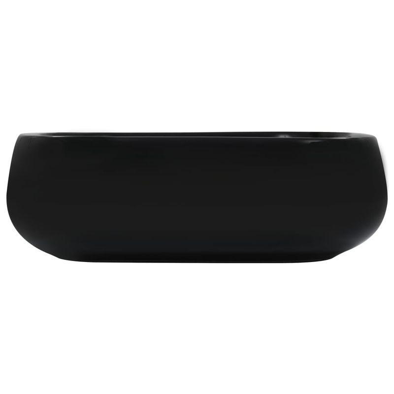 Casa si Gradina - Sanitare - Lavoar baie si accesorii - Lavoare si piedestale - Chiuveta de baie, negru, 44,5x39,5x14,5 cm, ceramica - Infinity.ro