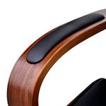 Casa si Gradina/Mobilier/Scaune si fotolii/Scaune - Scaun de birou rotativ, tetiera piele ecologica si lemn curbat - Infinity.ro