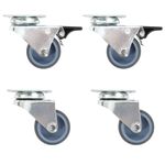 Casa si Gradina - Constructii - Depozitare, transport si protectie - Accesorii echipamente pentru transport si ridicat - Roti pivotante duble, 4 buc., 50 mm - Infinity.ro