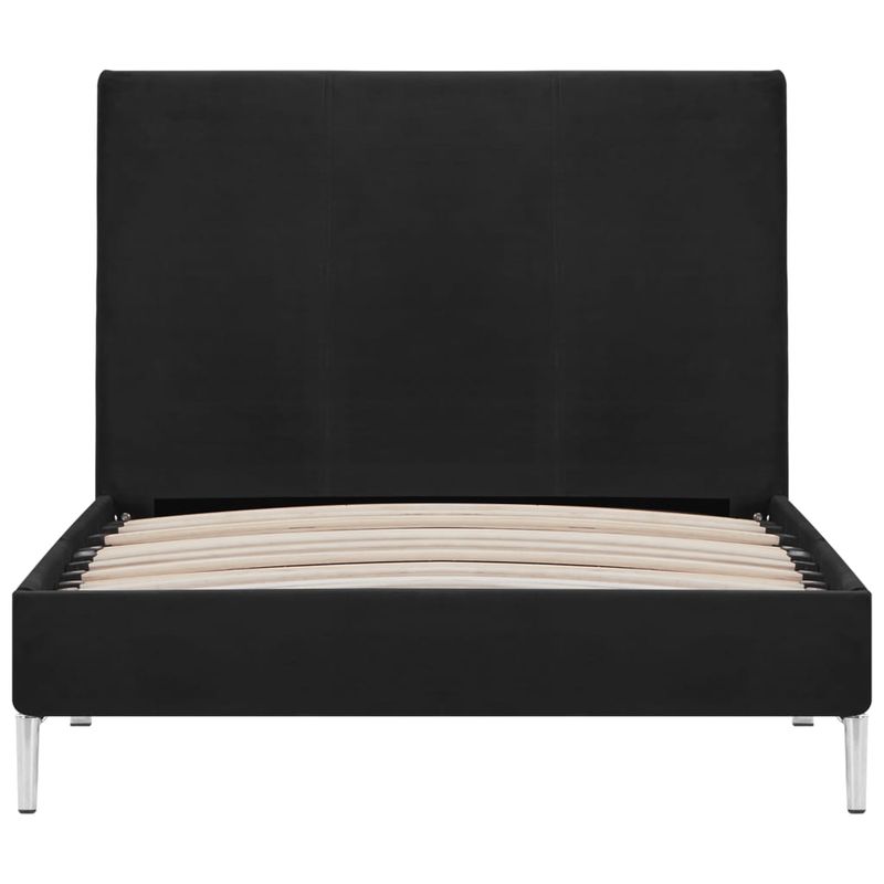 Casa si Gradina - Mobilier - Paturi si accesorii - Paturi - Cadru de pat, negru, 90 x 200 cm, material textil - Infinity.ro